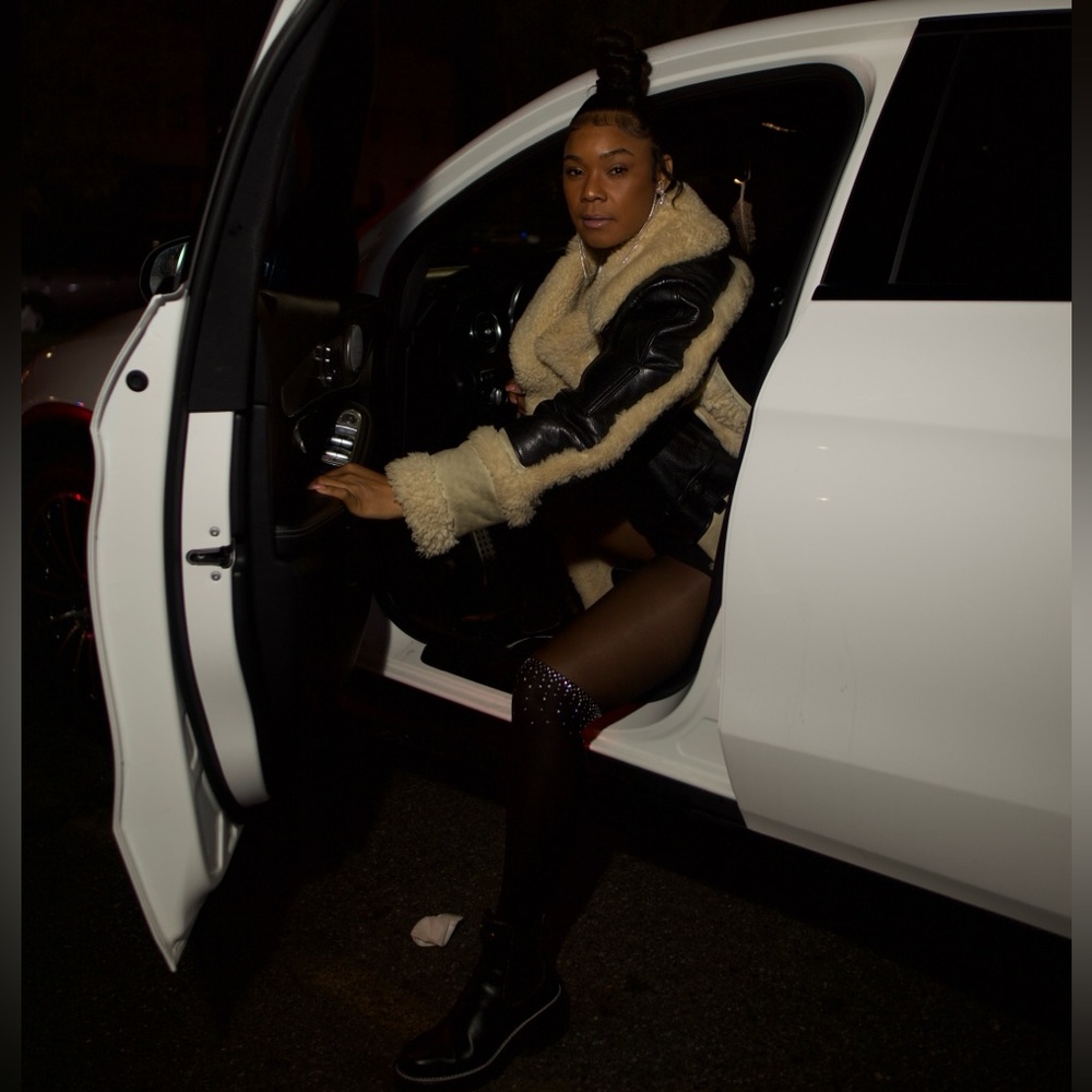 SALE- Over the Knee Boot Illusion Stockings w/ Rhinestones